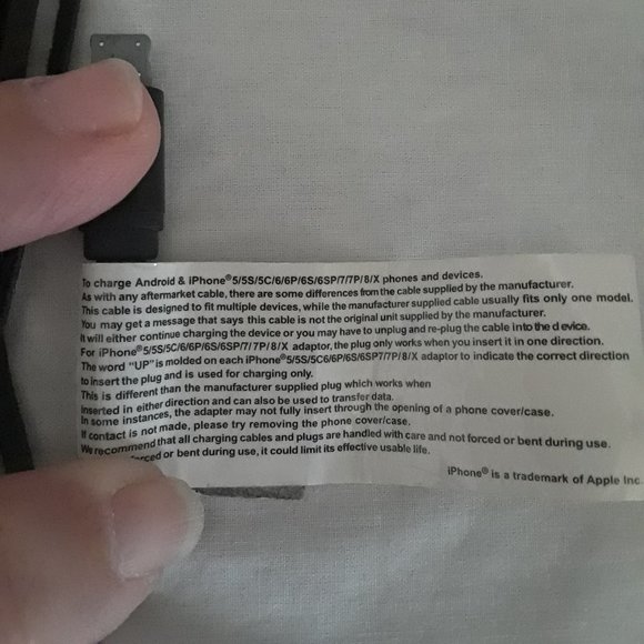 USB Charger Cable- Keychain Key Ring-iPhone or Android - Picture 4 of 4